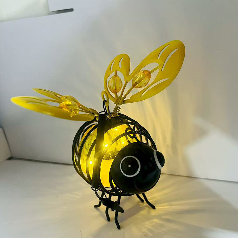 Solar-Hängeleuchte mit Biene für den Außenbereich – Das perfekte Geschenk für Pflanzenliebhaber, Mütter oder einfach jeden, der gerne lächelt ❤️