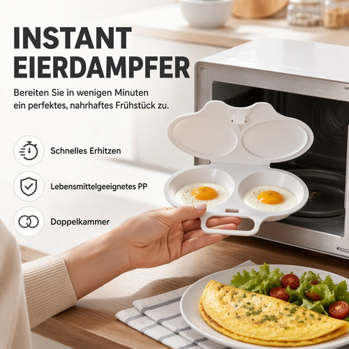 2-Eier-Mikrowellenkocher – Frühstück in Minuten!