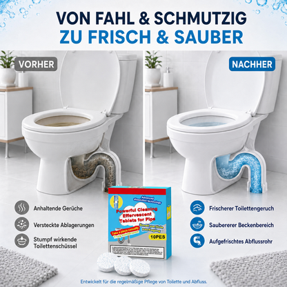 60 % Rabatt🔥🎁 1+1 GRATIS!!🥳 💞 50K+ VERKAUFT! ⚡💧 Leistungsstarke Brausetabletten zur Rohrreinigung