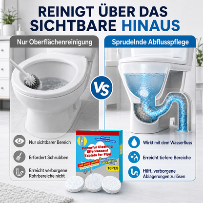 60 % Rabatt🔥🎁 1+1 GRATIS!!🥳 💞 50K+ VERKAUFT! ⚡💧 Leistungsstarke Brausetabletten zur Rohrreinigung