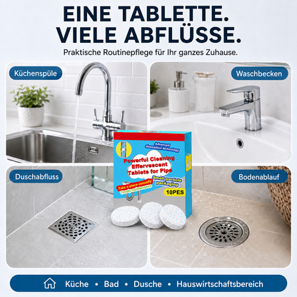 60 % Rabatt🔥🎁 1+1 GRATIS!!🥳 💞 50K+ VERKAUFT! ⚡💧 Leistungsstarke Brausetabletten zur Rohrreinigung