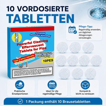 60 % Rabatt🔥🎁 1+1 GRATIS!!🥳 💞 50K+ VERKAUFT! ⚡💧 Leistungsstarke Brausetabletten zur Rohrreinigung