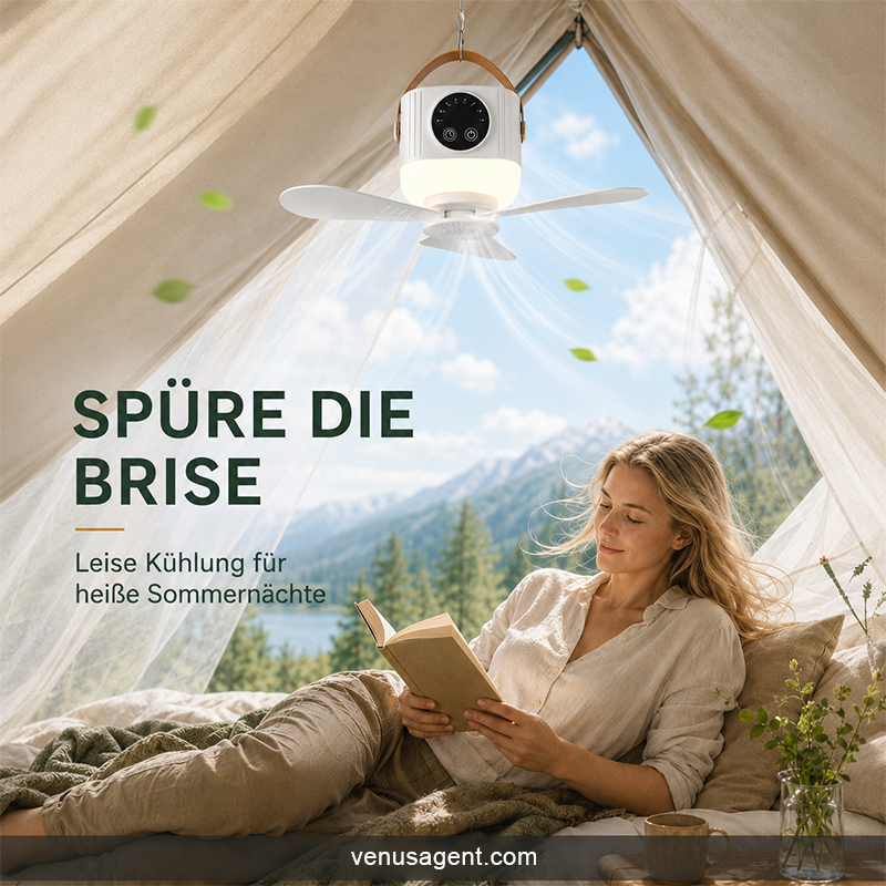 ⏰ Zeitlich begrenztes Angebot: 40% RABATT auf wiederaufladbaren Deckenventilator mit LED! 🌬️✨
