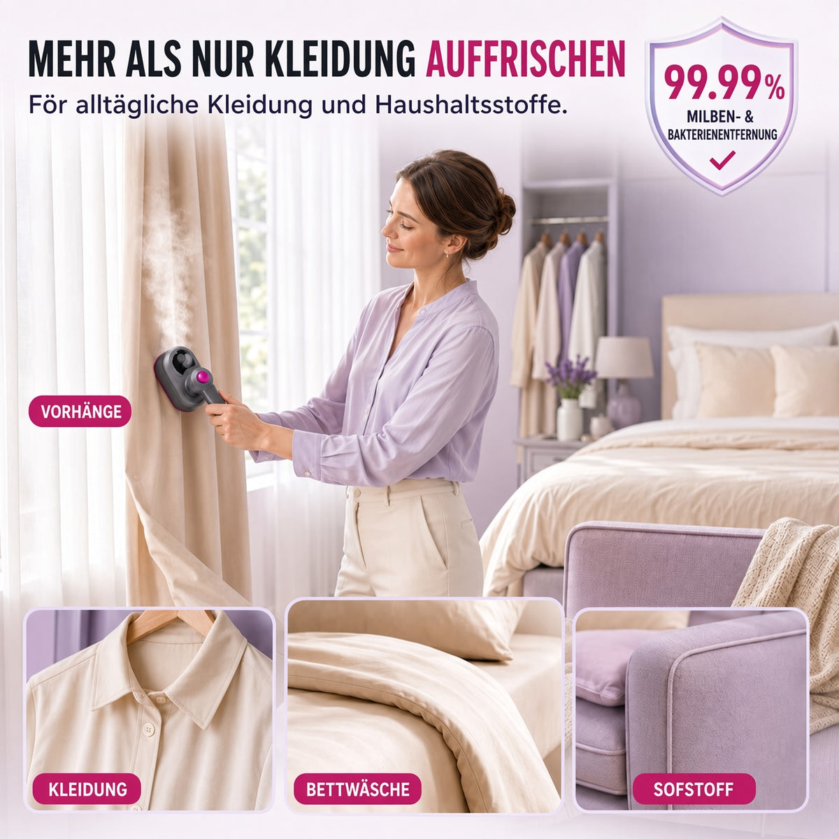 Tragbarer Kleidungsstück Bügeleisen – Kleidung schnell & einfach glätten