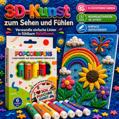 IEY® 3D-Relief-Kunststift – Verwandle flache Zeichnungen in fühlbare 3D-Kunst 🎨🎨