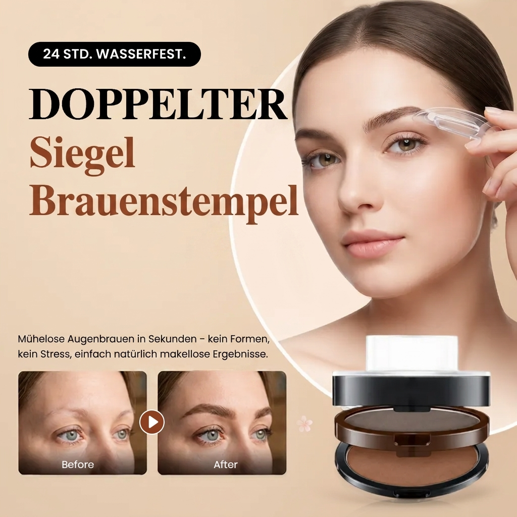 60 % Rabatt🥳 HEISSER SALE 2026 – 50% RABATT! 💞 50.000+ VERKAUFT ! Sofort verstellbarer Augenbrauenstempel mit zweifarbigem Augenbrauenpuder