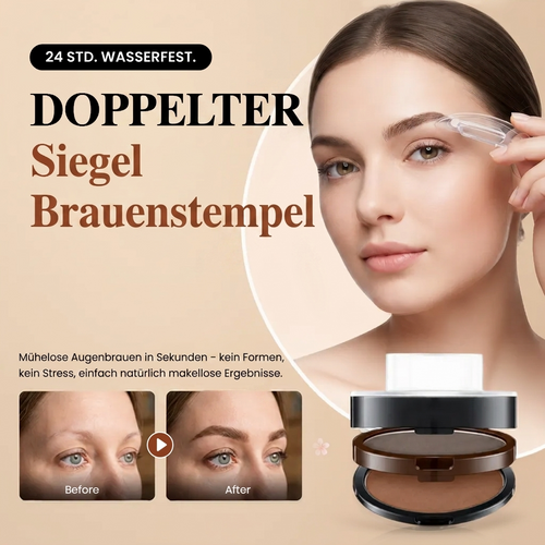 60 % Rabatt🥳 HEISSER SALE 2026 – 50% RABATT! 💞 50.000+ VERKAUFT ! Sofort verstellbarer Augenbrauenstempel mit zweifarbigem Augenbrauenpuder