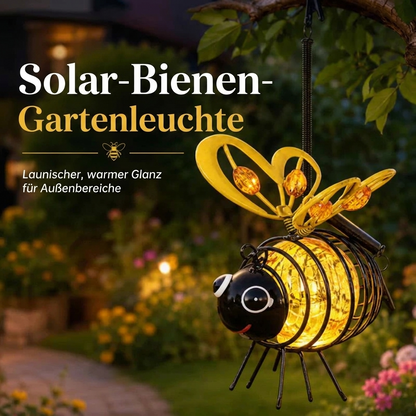 Solar-Hängeleuchte mit Biene für den Außenbereich – Das perfekte Geschenk für Pflanzenliebhaber, Mütter oder einfach jeden, der gerne lächelt ❤️