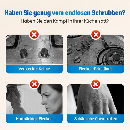⏰Hochdruck-Dampfreiniger mit LCD-Display｜Vielseitig für Zuhause, Auto & Küche｜Effektiv gegen Fett & Bakterien✨