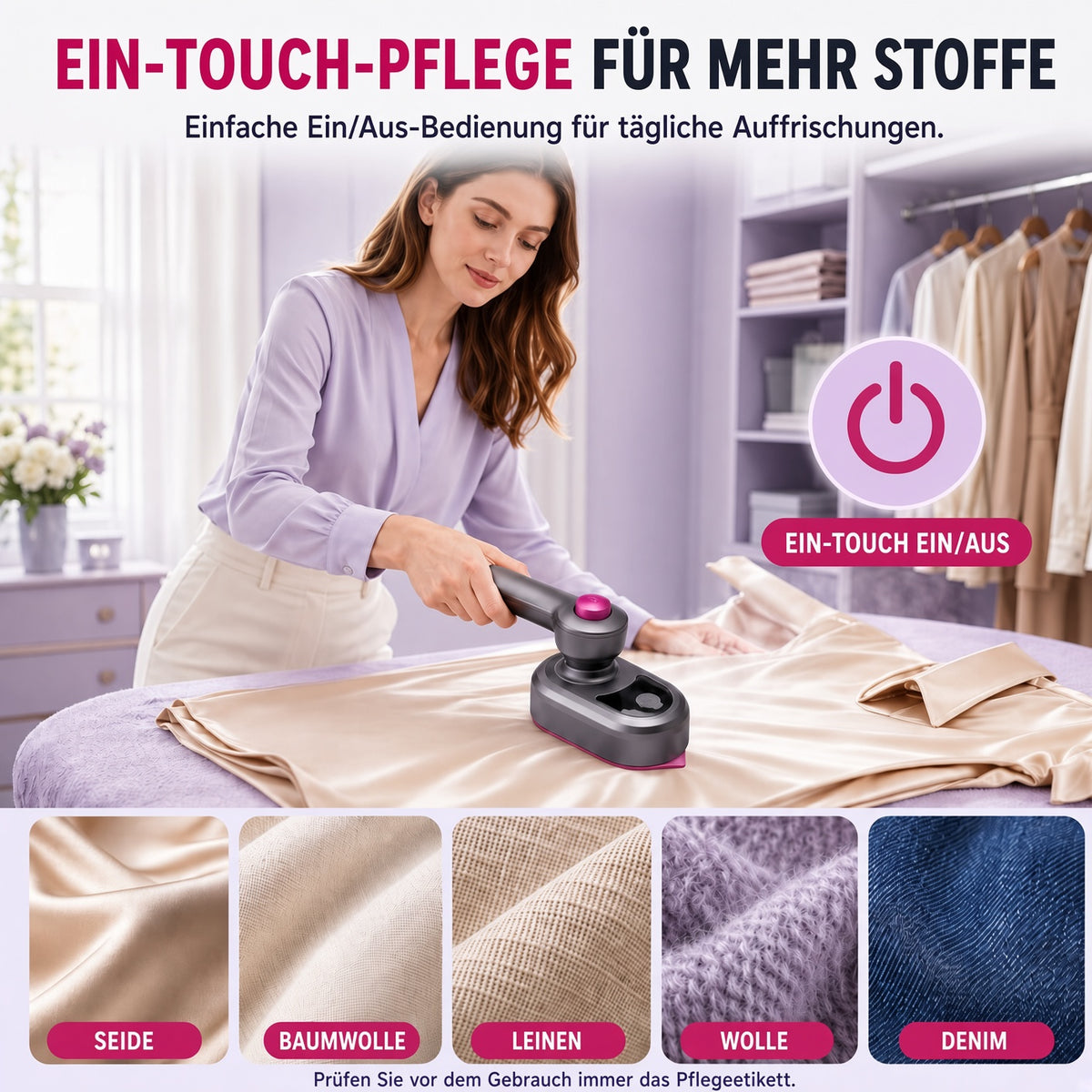 Tragbarer Kleidungsstück Bügeleisen – Kleidung schnell & einfach glätten