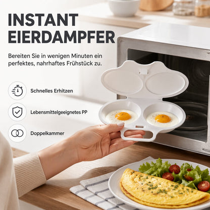 2-Eier-Mikrowellenkocher – Frühstück in Minuten!