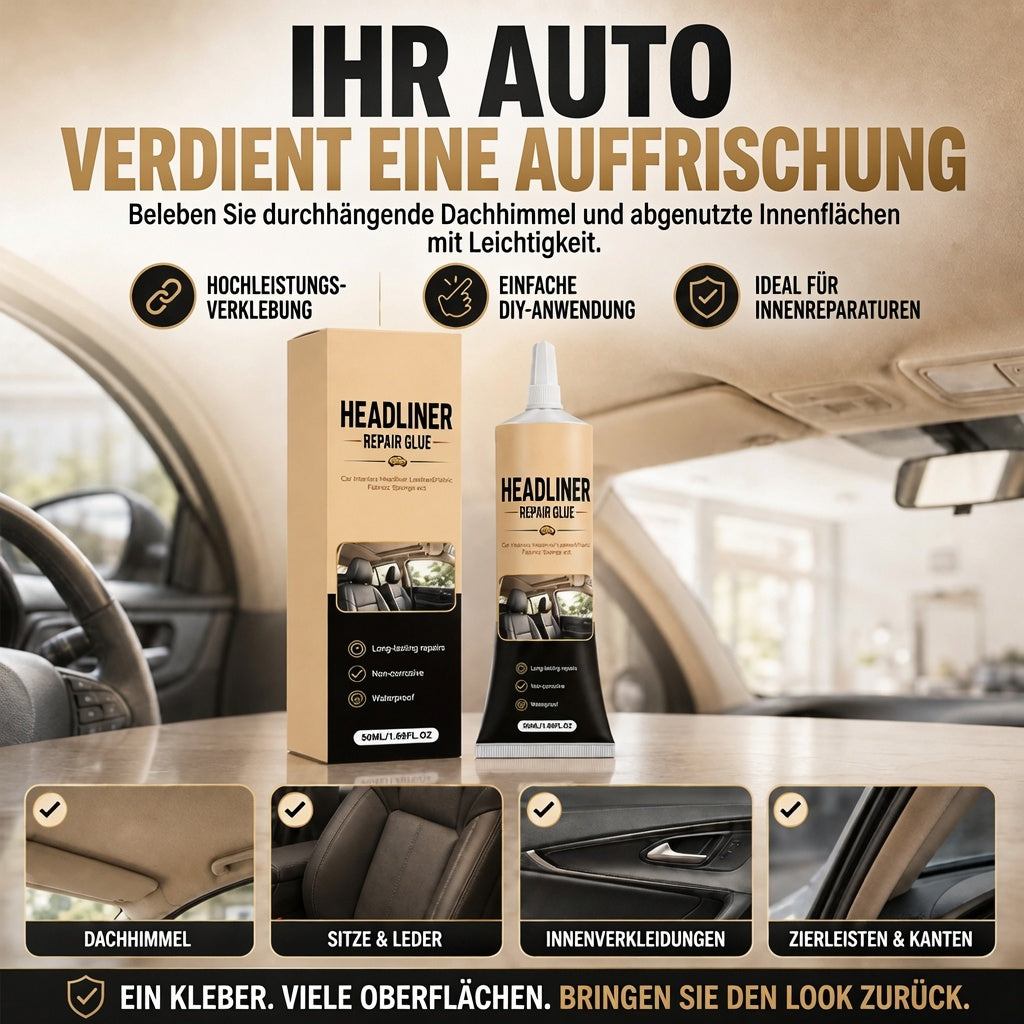 🚗 Auto-Dachhimmel-Reparaturkleber – starke Haftung für schnelle Innenraum-Reparaturen