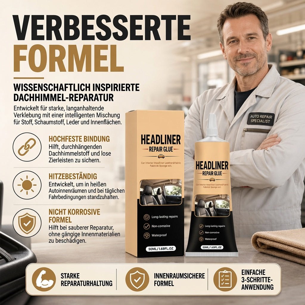 🚗 Auto-Dachhimmel-Reparaturkleber – starke Haftung für schnelle Innenraum-Reparaturen