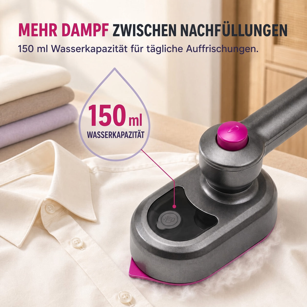 Tragbarer Kleidungsstück Bügeleisen – Kleidung schnell & einfach glätten