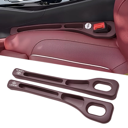 Nie wieder das Handy zwischen den Autositzen verlieren💺🌟Universeller Sitzlücken-Füller • Organizer mit Doppel-Fach🌟