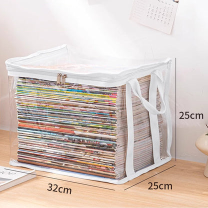 📦Tragbare, große, strapazierfähige, durchsichtige Aufbewahrungsbox aus dickem Kunststoff mit Klappdeckel | Haushalt, Reisen & Camping