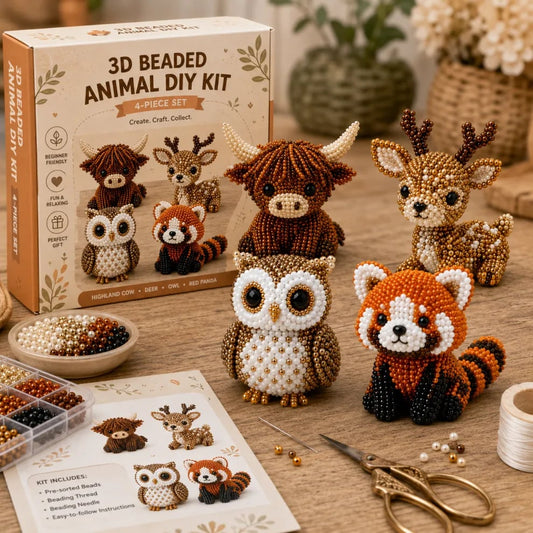 ✨Kleines 3D-Perlen-Tier-Bastelset