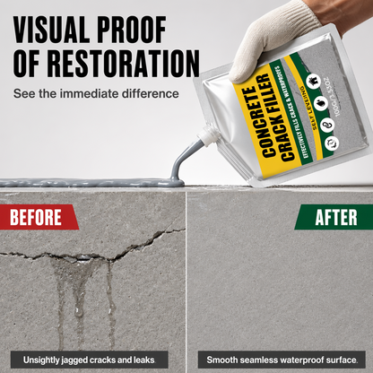 💧 50% Rabatt! Wasserfester Beton-Rissfüller 🧱 – Risse schnell reparieren & zuverlässig abdichten 🔧 upsell