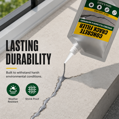 💧 50% Rabatt! Wasserfester Beton-Rissfüller 🧱 – Risse schnell reparieren & zuverlässig abdichten 🔧 upsell