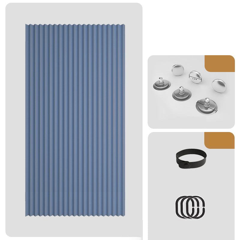 Magnetischer Faltvorhang ohne Bohren