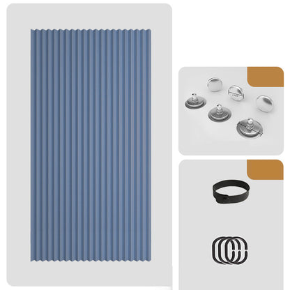 Magnetischer Faltvorhang ohne Bohren