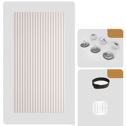 Magnetischer Faltvorhang ohne Bohren