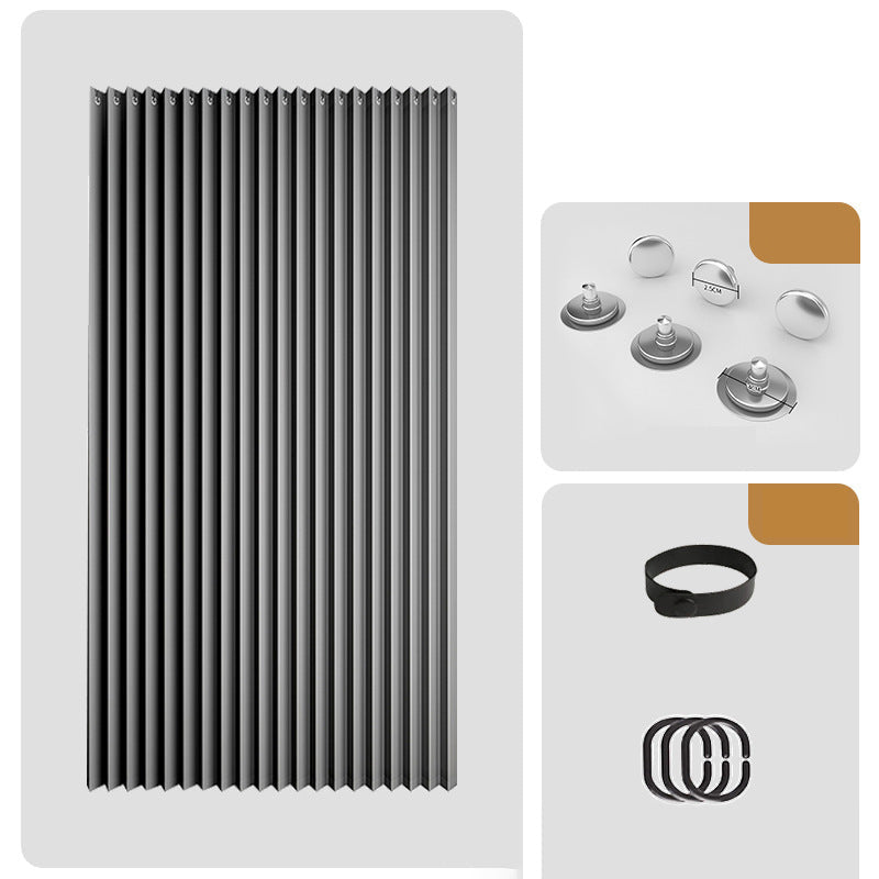 Magnetischer Faltvorhang ohne Bohren