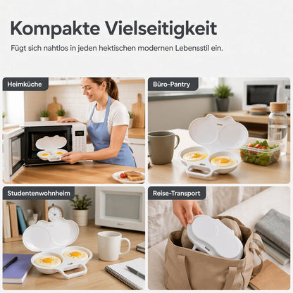 2-Eier-Mikrowellenkocher – Frühstück in Minuten!